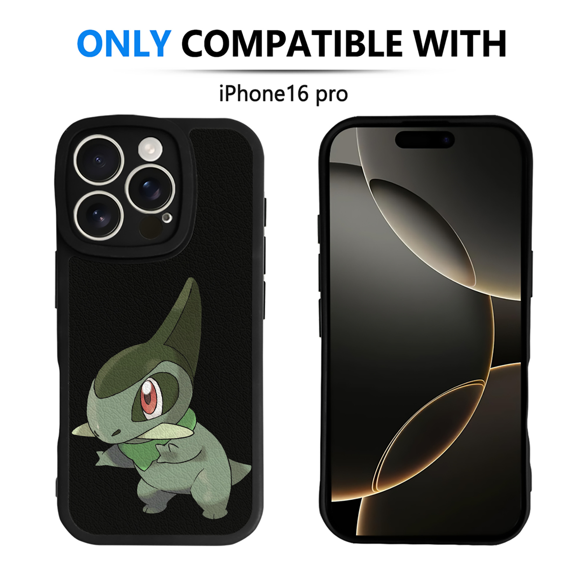 （画像用） ポケットモンスター Pokémon 【iPhone 16シリーズ対応】シリコンスマホケース（レザー調） 材質：シリコン
